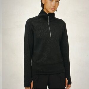 lululemon run to reset 1/2 zip running top